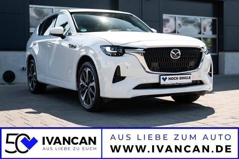 Rhodium white Gebraucht 2024 Mazda CX-60 Takumi-Line SUV | 45.450 € (Guter Preis) - Bild 1/4