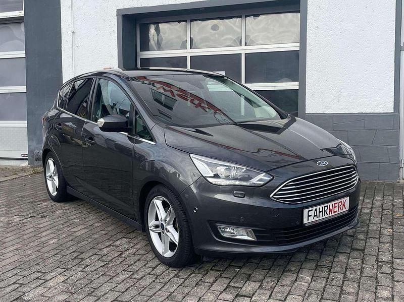 Gebraucht Ford C-MAX Titanium 125 PS (91 kW) 2018 Schwarz Van / Kleinbus