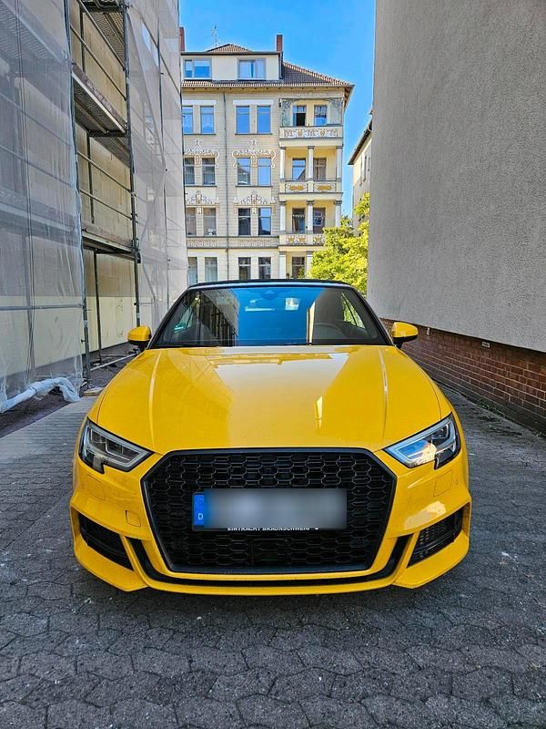 Gelb Gebraucht 2018 Audi A3 Cabriolet S-Line Cabrio | 16.900 € (Guter Preis) - Bild 1/4