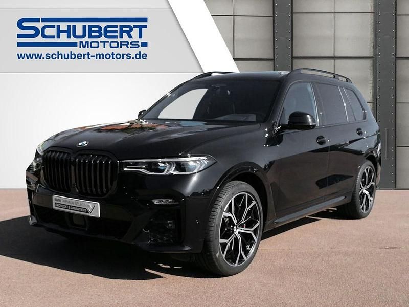 Black sapphire metallic Gebraucht 2021 BMW X7 Sport Line SUV | 82.490 € (Teuer) - Bild 1/4