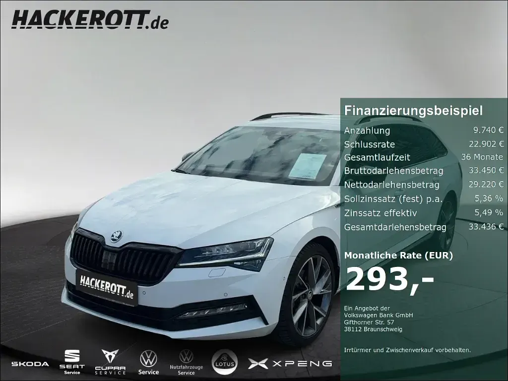 Gebraucht Skoda Superb SportLine 360 PS (264 kW) 2024 Kombi