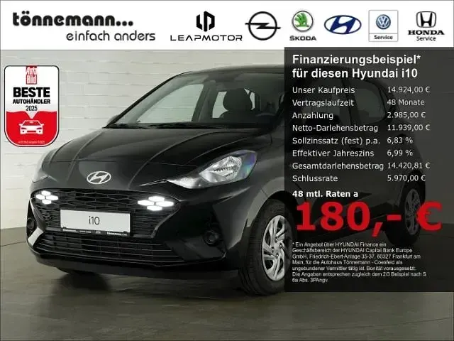 Gebraucht Hyundai i10 Select 63 PS (46 kW) 2025 Kleinwagen