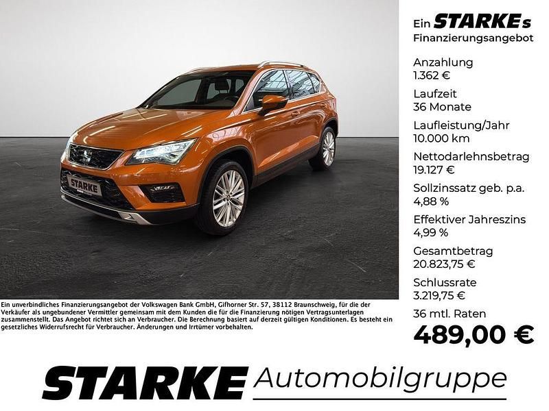 Orange Gebraucht 2019 Seat Ateca XCELLENCE SUV | 20.489 € (Fairer Preis) - Bild 1/4