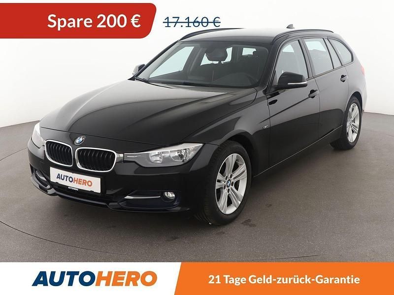 Schwarz Gebraucht 2015 BMW 316 Sport Line Kombi | 16.540 € (Teuer) - Bild 1/3