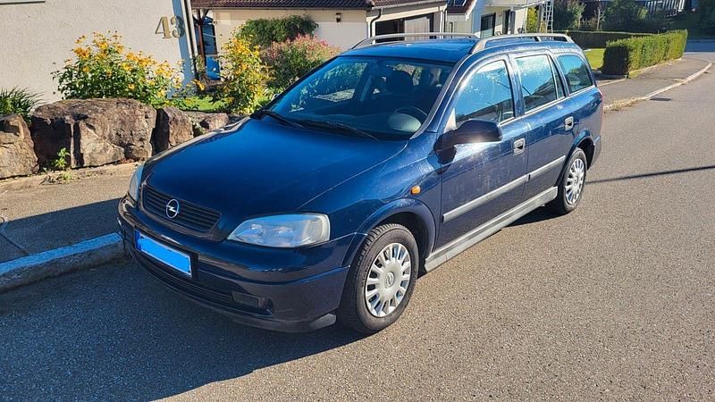Blau Gebraucht 1998 Opel Astra Kombi | 1.250 € (Fairer Preis) - Bild 1/4