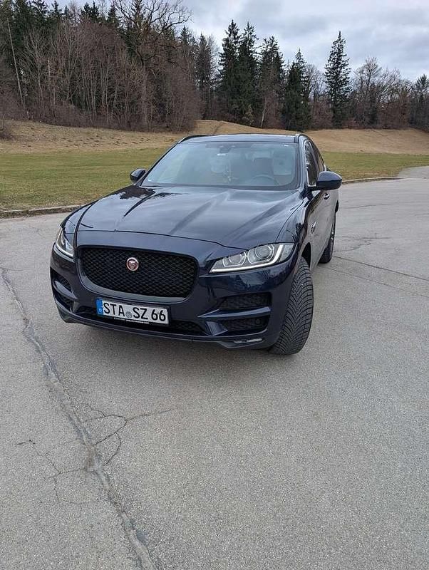 Gebraucht Jaguar F-Pace Portfolio 300 PS (220 kW) 2017 Blau SUV
