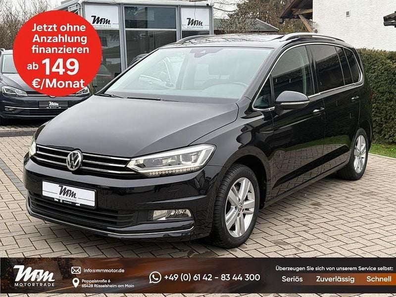 Gebraucht VW Touran Highline 150 PS (110 kW) 2017 Schwarz Van / Kleinbus