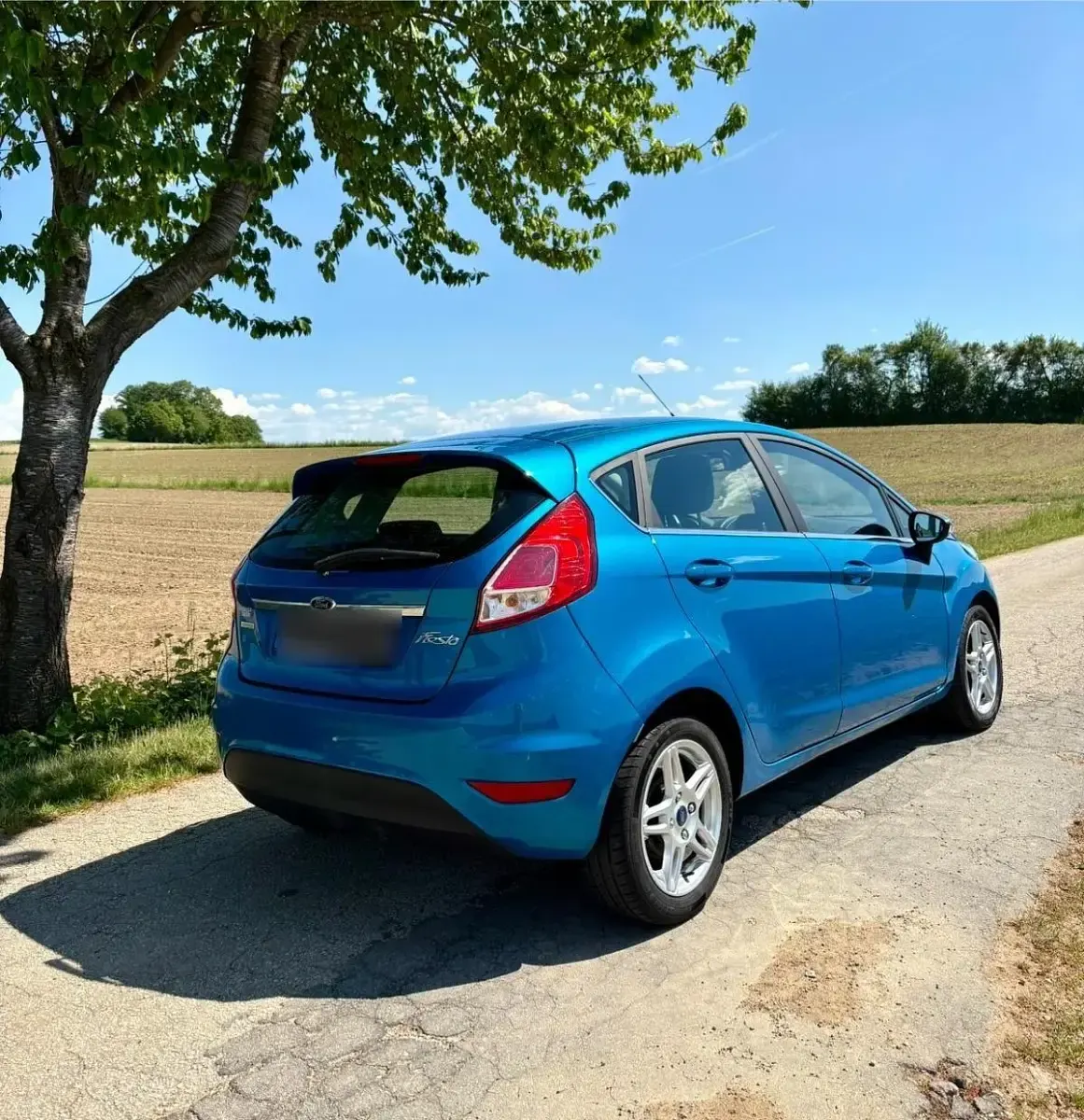 Gebraucht Ford Fiesta Titanium 101 PS (74 kW) 2013 Blau Kleinwagen