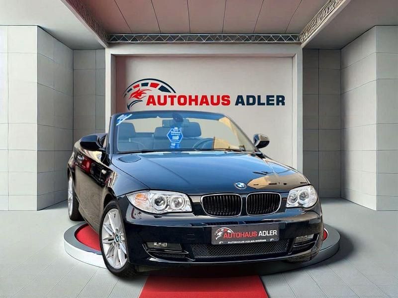 Schwarz Gebraucht 2010 BMW 118 Cabriolet Advantage Cabrio | 10.990 € (Etwas zu teuer) - Bild 1/4