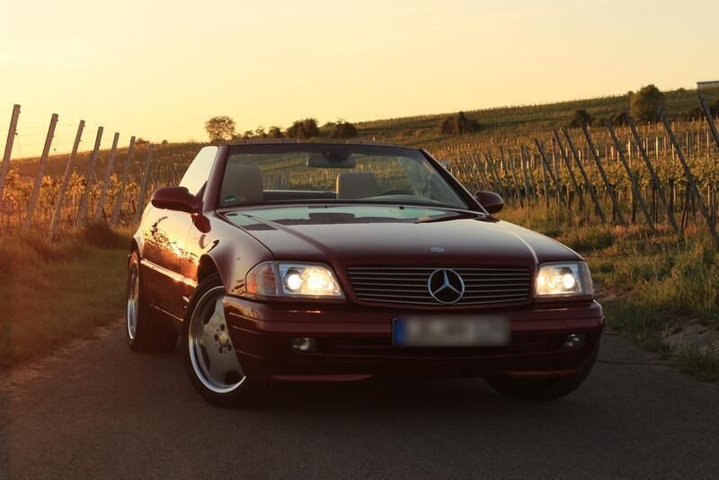 Rot Gebraucht 1999 Mercedes SL500 AMG Cabrio | 22.300 € (Superpreis) - Bild 1/4