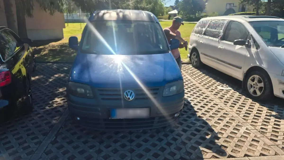 Gebraucht VW Caddy Life 105 PS (77 kW) 2007 Blau Van / Kleinbus