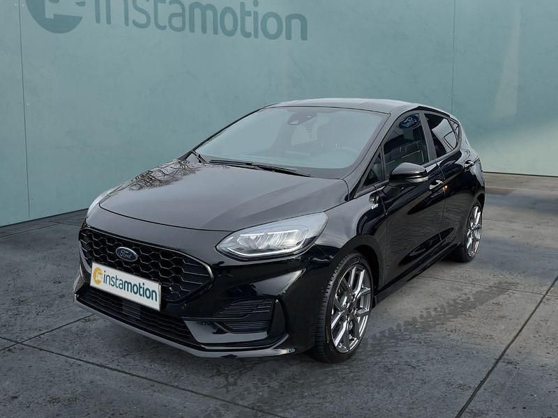 Schwarz Gebraucht 2023 Ford Fiesta ST-Line Kleinwagen | 18.999 € (Fairer Preis) - Bild 1/4