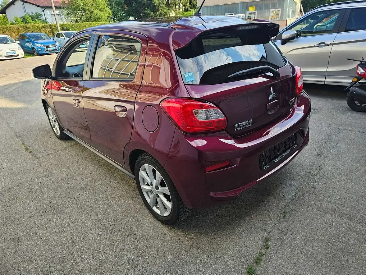 Gebraucht Mitsubishi Space Star Edition 80 PS (58 kW) 2018 Bordeauxrot (p) Kleinwagen