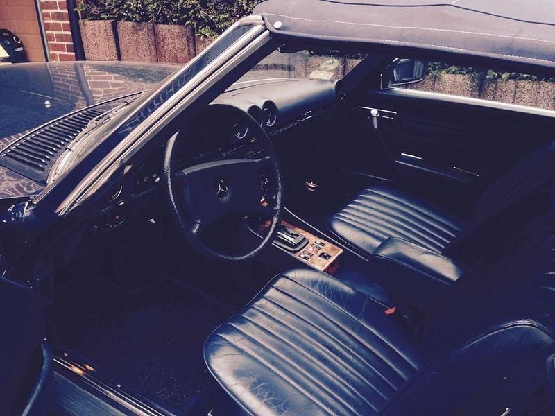 Gebraucht Mercedes SL500 231 PS (169 kW) 1984 Blau Cabrio