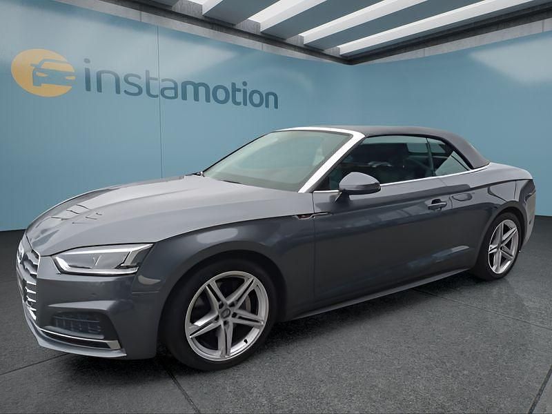 Grau Gebraucht 2019 Audi A5 Cabriolet S-Line Cabrio | 28.399 € (Fairer Preis) - Bild 1/4