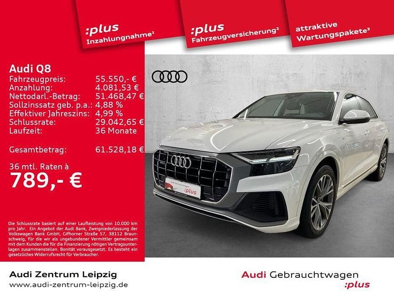 Gebraucht Audi Q8 Comfort 381 PS (280 kW) 2021 Carraraweiß SUV