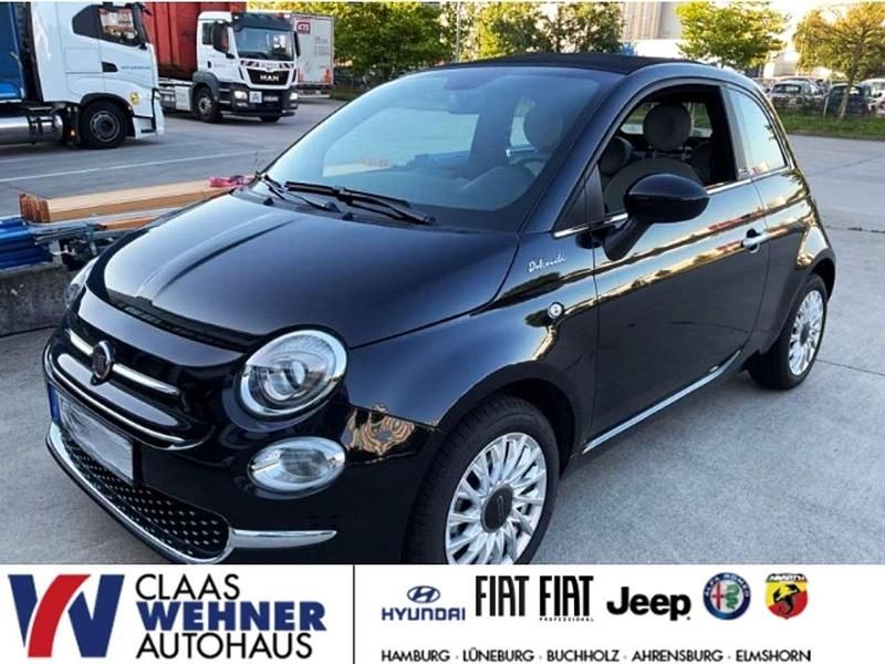 Colore esterno (vesuvio schwar Gebraucht 2021 Fiat 500C Dolcevita Cabrio | 12.990 € (Fairer Preis) - Bild 1/4