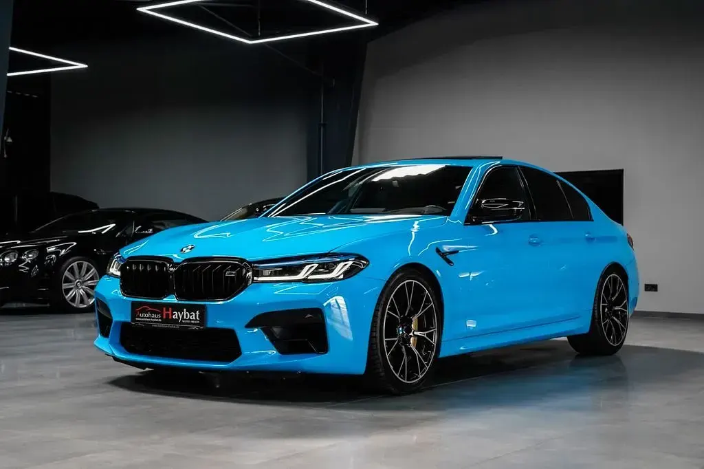 Gebraucht BMW M5 Competition Edition 625 PS (459 kW) 2022 Sonderlackierung riviera blau Limousine