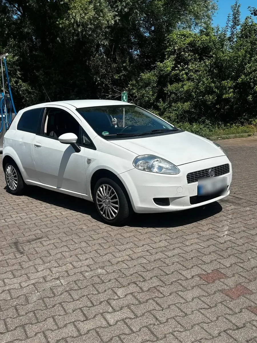 Gebraucht Fiat Punto 74 PS (54 kW) 2009 Weiß Kleinwagen