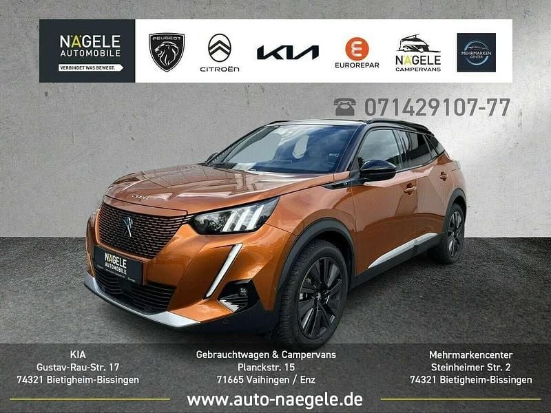 Orange Gebraucht 2021 Peugeot e-2008 GT SUV | 18.800 € (Fairer Preis) - Bild 1/3