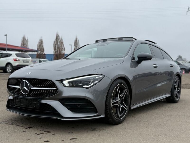 Grau Gebraucht 2021 Mercedes CLA200 Shooting Brake AMG line Kombi | 18.500 € (Fairer Preis) - Bild 1/4