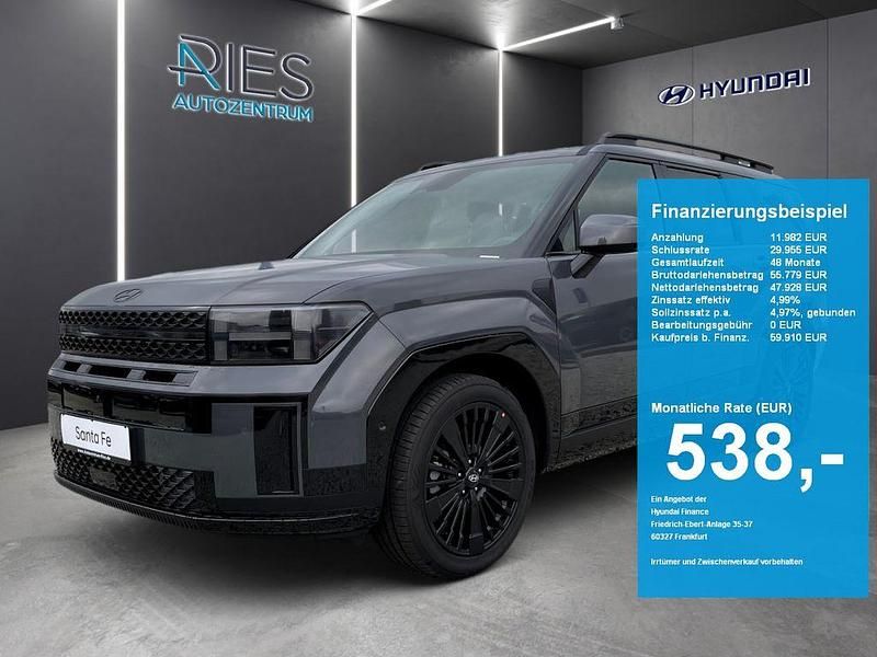 Ecotronic grey Neu 2025 Hyundai Santa Fe Blackline SUV | 59.910 € (Fairer Preis) - Bild 1/4