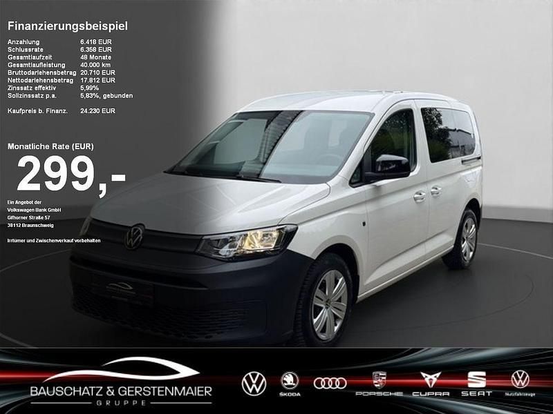 Weiß Gebraucht 2021 VW Caddy Basis Van / Kleinbus | 24.230 € (Etwas zu teuer) - Bild 1/4