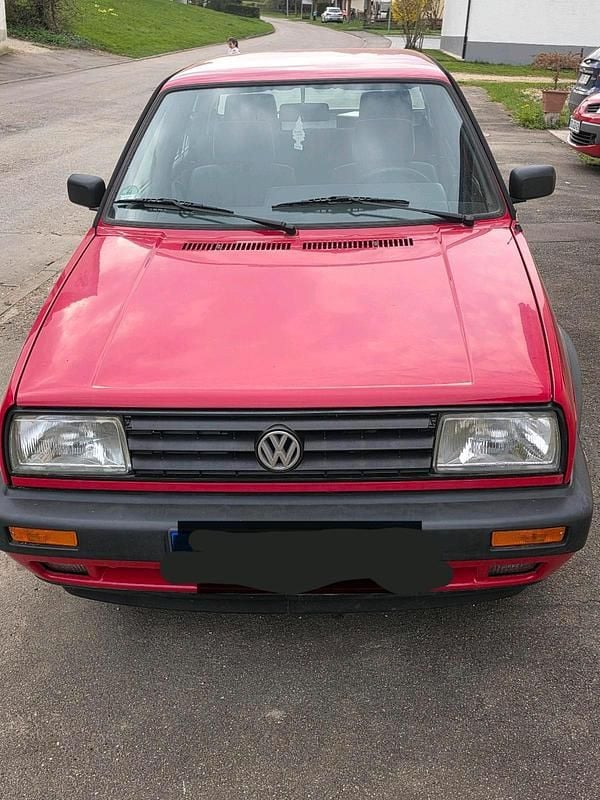 Second-hand VW Jetta 70 CP (51 kW) 1990 Roșu Berlinǎ