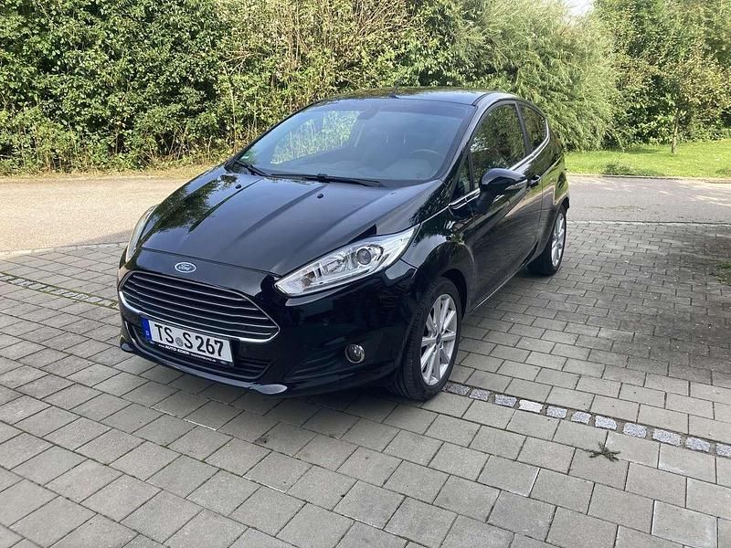 Schwarz Gebraucht 2017 Ford Fiesta Titanium Kleinwagen | 9.250 € (Guter Preis) - Bild 1/4