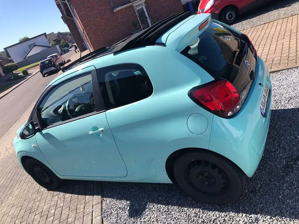 Gebraucht Citroën C1 PureTech 82 PS (60 kW) 2017 Grün Kleinwagen