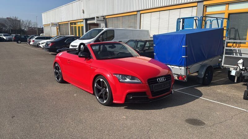 Rot Gebraucht 2014 Audi TT S-line plus Cabrio | 16.999 € - Bild 1/4