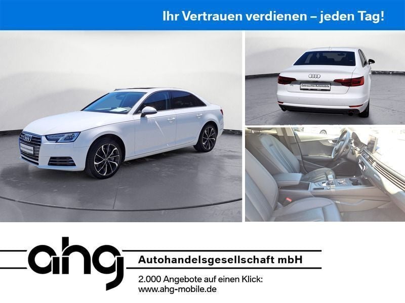 Weiß Gebraucht 2017 Audi A4 Design Limousine | 22.660 € (Guter Preis) - Bild 1/4