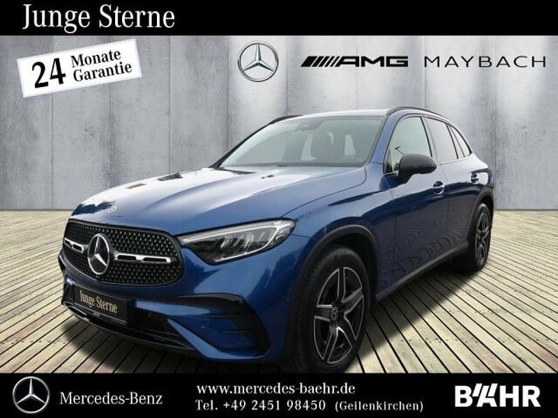 Spektralblau lack (metallic) Gebraucht 2023 Mercedes GLC220 SUV | 51.449 € (Guter Preis) - Bild 1/4