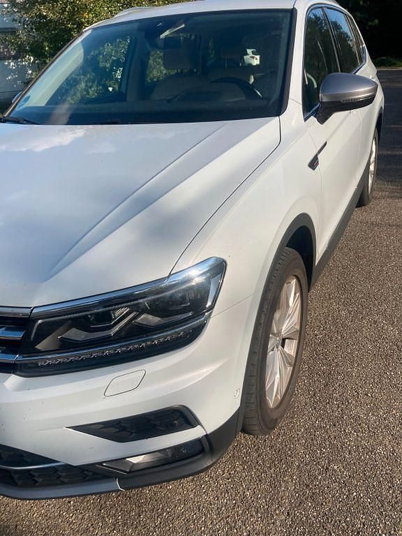 Gebraucht VW Tiguan Allspace Highline 190 PS (139 kW) 2018 Weiß SUV