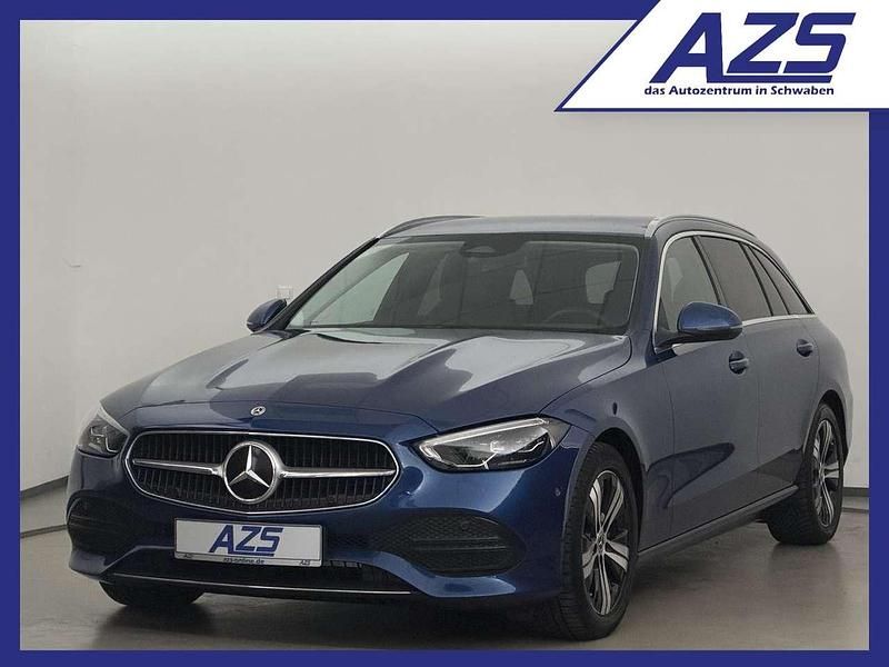 Blau Gebraucht 2022 Mercedes C220 Limousine | 28.888 € (Guter Preis) - Bild 1/4