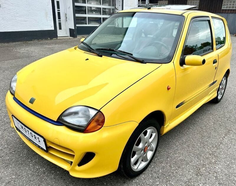 Gelb Gebraucht 1998 Fiat Seicento Abarth Kleinwagen | 4.790 € - Bild 1/4