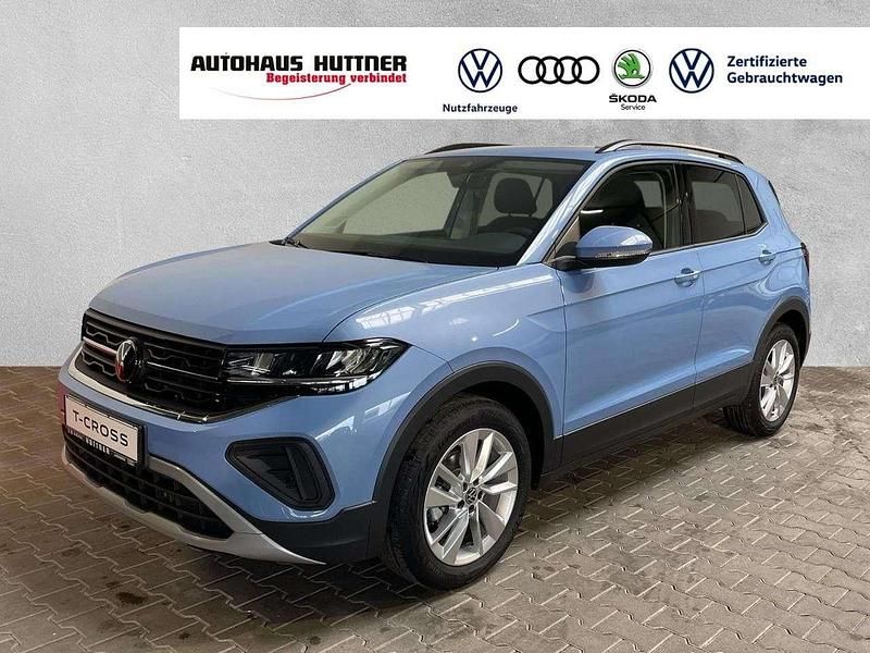 Clear blue Gebraucht 2024 VW T-Cross Life SUV | 25.490 € (Teuer) - Bild 1/4