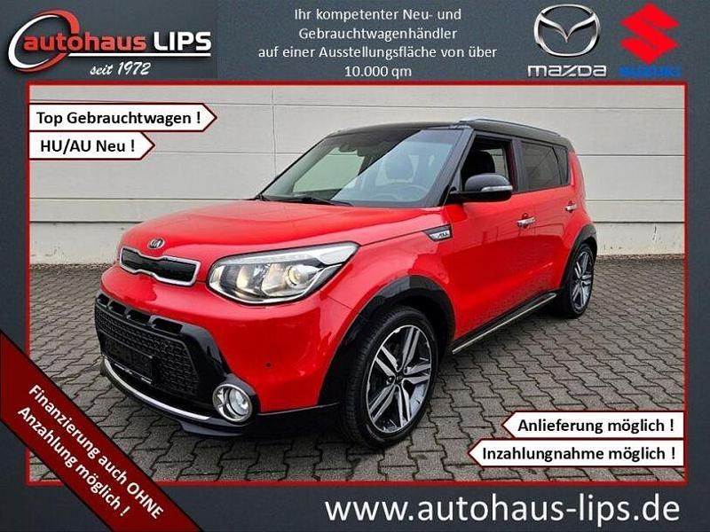Infernorot met. & schwarz Gebraucht 2014 Kia Soul Spirit SUV | 12.690 € (Teuer) - Bild 1/4