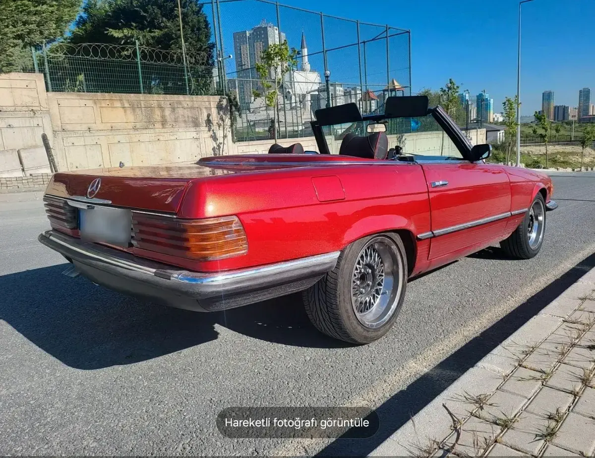 Gebraucht Mercedes SL350 224 PS (164 kW) 1972 Rot Cabrio