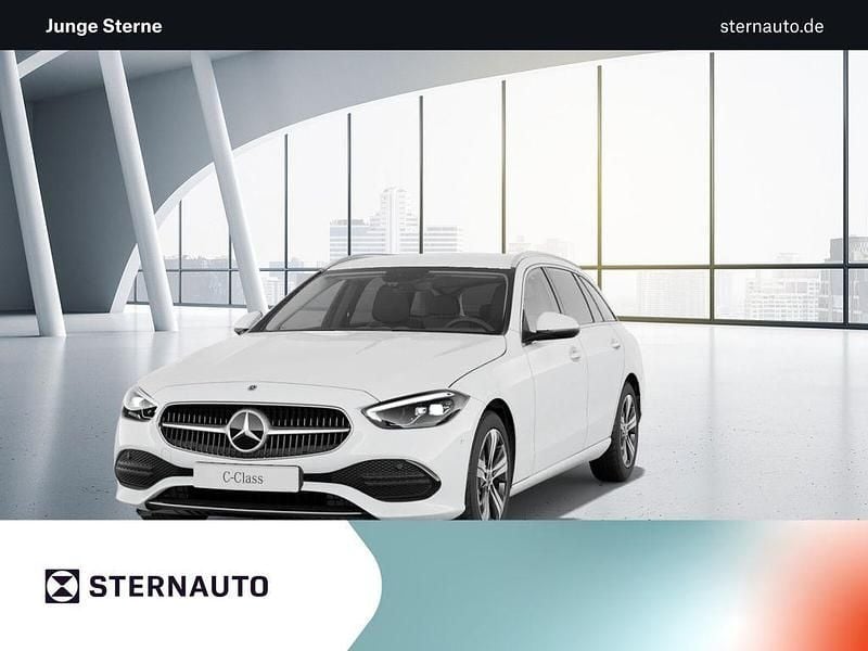 Unilack polarweiß Gebraucht 2024 Mercedes C180 Avantgarde Kombi | 33.980 € (Guter Preis) - Bild 1/4