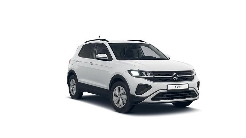 Pure white Gebraucht 2024 VW T-Cross Life SUV | 20.690 € (Fairer Preis) - Bild 1/3