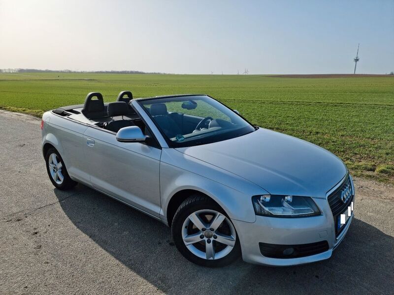 Silber Gebraucht 2009 Audi A3 Cabriolet Attraction Cabrio | 8.900 € (Fairer Preis) - Bild 1/4