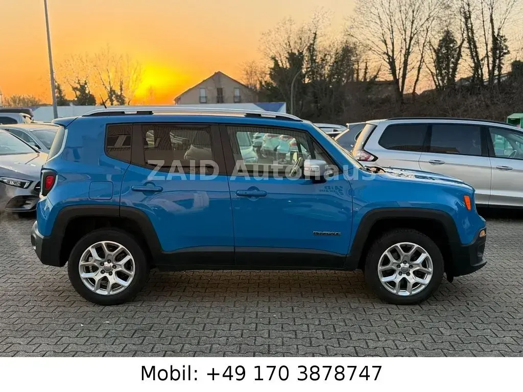 Gebraucht Jeep Renegade Limited 170 PS (125 kW) 2015 Blau SUV