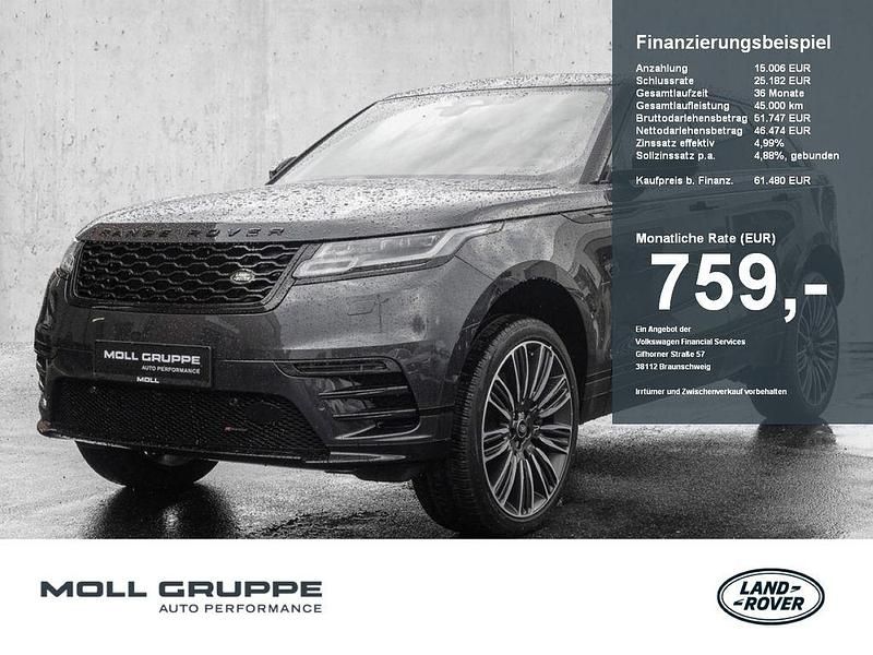 Grau Gebraucht 2022 Land Rover Range Rover Velar HSE SUV | 61.480 € (Teuer) - Bild 1/4