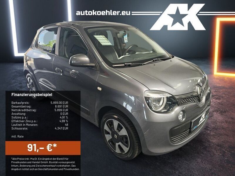 Grau Gebraucht 2016 Renault Twingo Experience Kleinwagen | 5.899 € (Guter Preis) - Bild 1/4