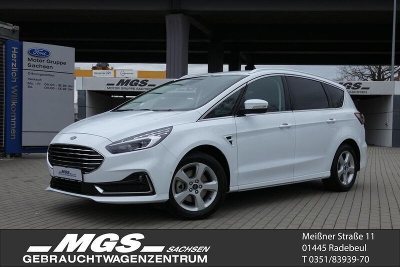 Frostweiß Gebraucht 2022 Ford S-MAX Titanium Van / Kleinbus | 34.950 € (Fairer Preis) - Bild 1/4