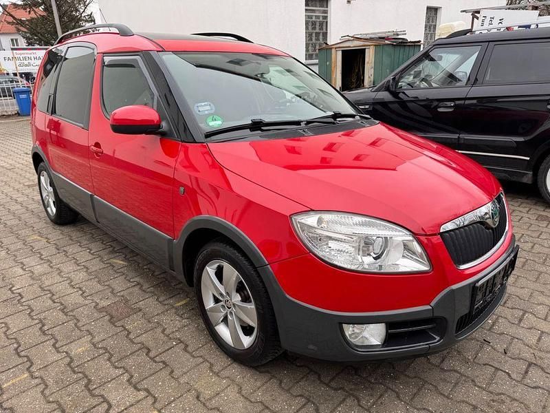 Gebraucht Skoda Roomster 86 PS (63 kW) 2009 Rot Van / Kleinbus