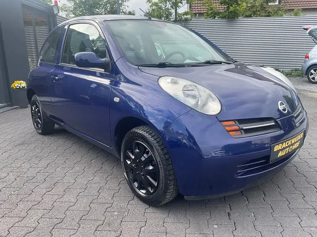 Gebraucht Nissan Micra Acenta 80 PS (58 kW) 2003 Blau Kleinwagen