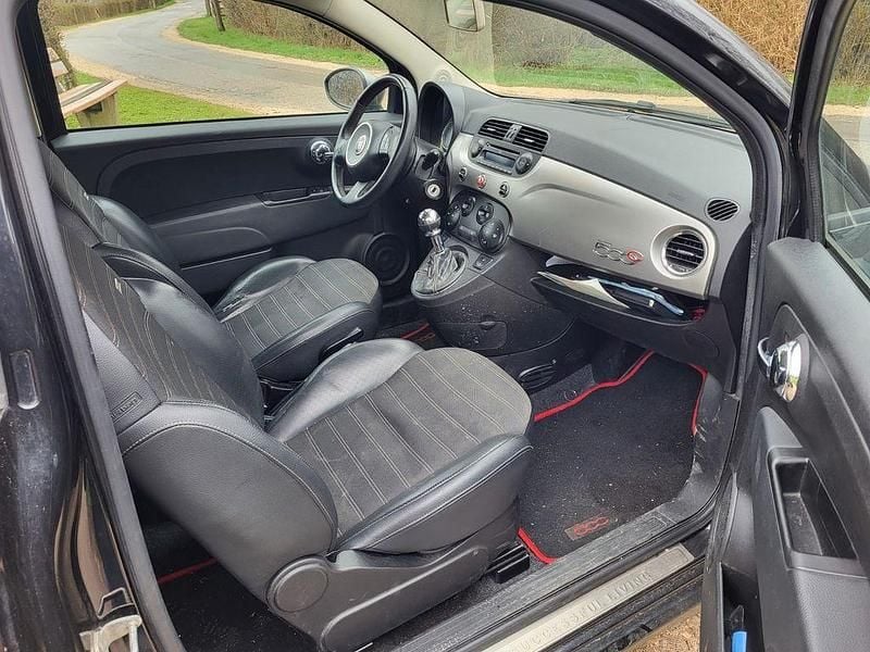 Gebraucht Fiat 500 101 PS (74 kW) 2011 Schwarz Cabrio