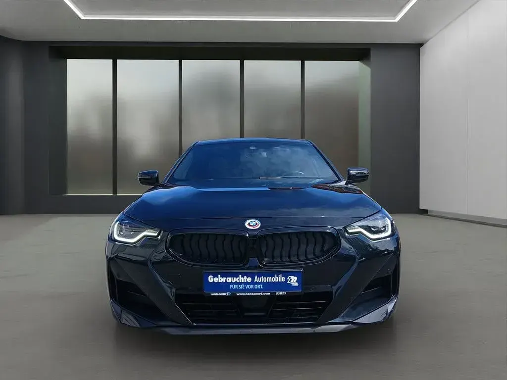 Gebraucht BMW 220 M Sport 190 PS (139 kW) 2022 Schwarz / saphirschwarz (metallic) Coupé